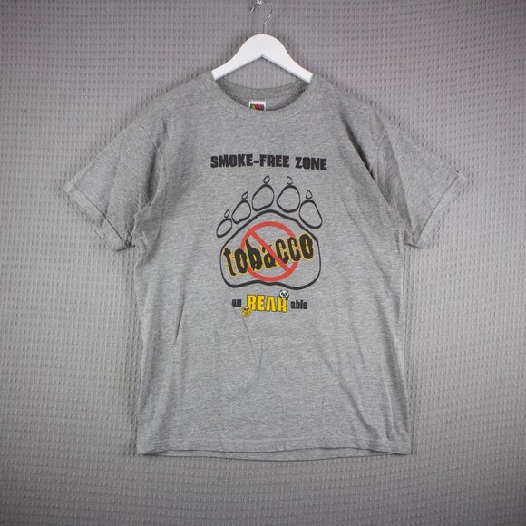 Fruit of the Loom Smoke-Free Zone 2000S Y2K Tee Canada - Picture 1 of 8